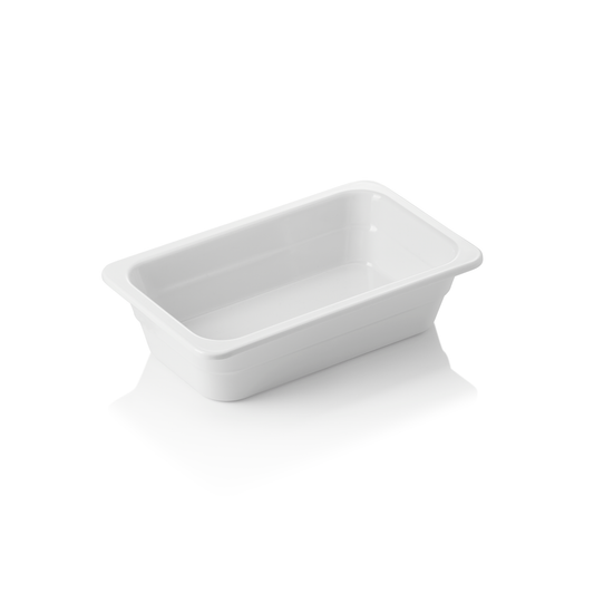 GN Behälter 1/4 GN 65 White, 065 mm, weiß, Melamin 