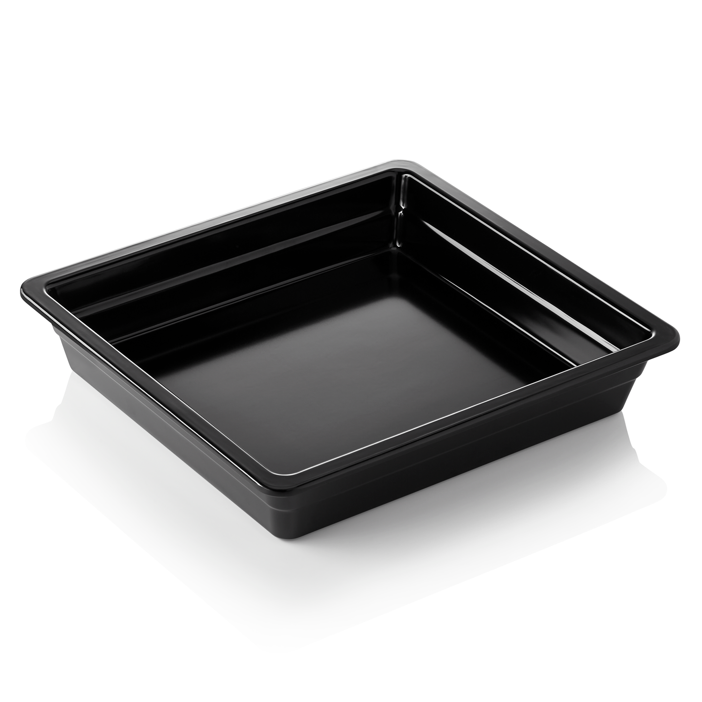GN Behälter 2/3 GN 65 Black, 065 mm, schwarz, Melamin 