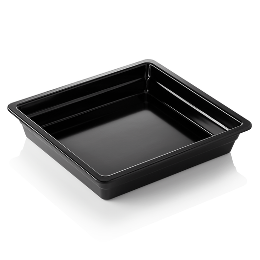 GN Behälter 2/3 GN 65 Black, 065 mm, schwarz, Melamin 