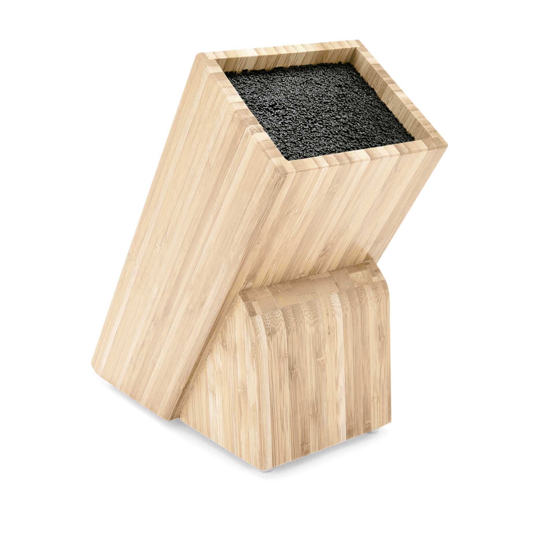 Messerblock, 25 x 25 x 12,2 cm, Holz  