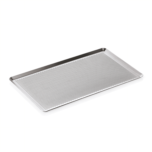 Backblech GN 1/1, Perforierung 3 mm, 53 x 32,5 cm, Aluminium 