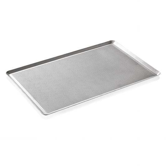 Backblech, Perforierung 3 mm, 60 x 40 cm, Aluminium 
