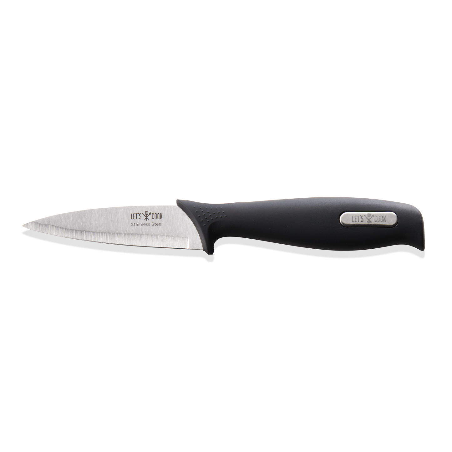 Schälmesser Let´s Cook Knife, 19 cm, Edelstahl, Gummi 