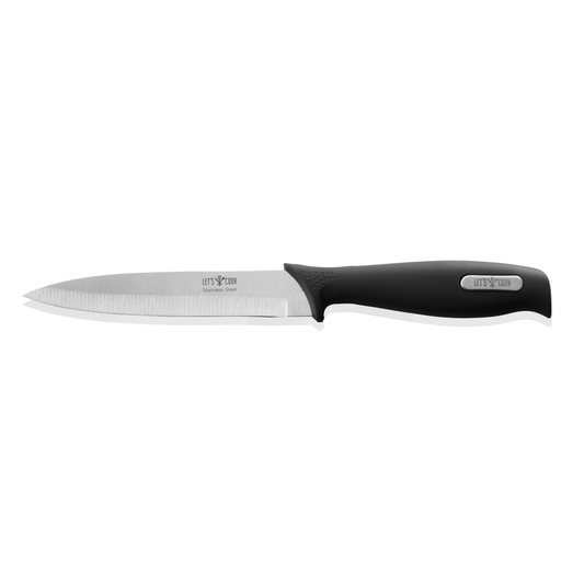 Spickmesser Let´s Cook Knife, 23,5 cm, Edelstahl, Gummi 