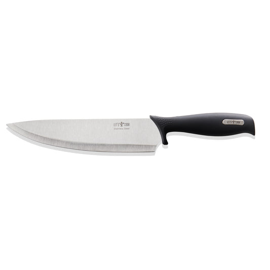 Kochmesser Let´s Cook Knife, 31,5 cm, Edelstahl, Gummi 
