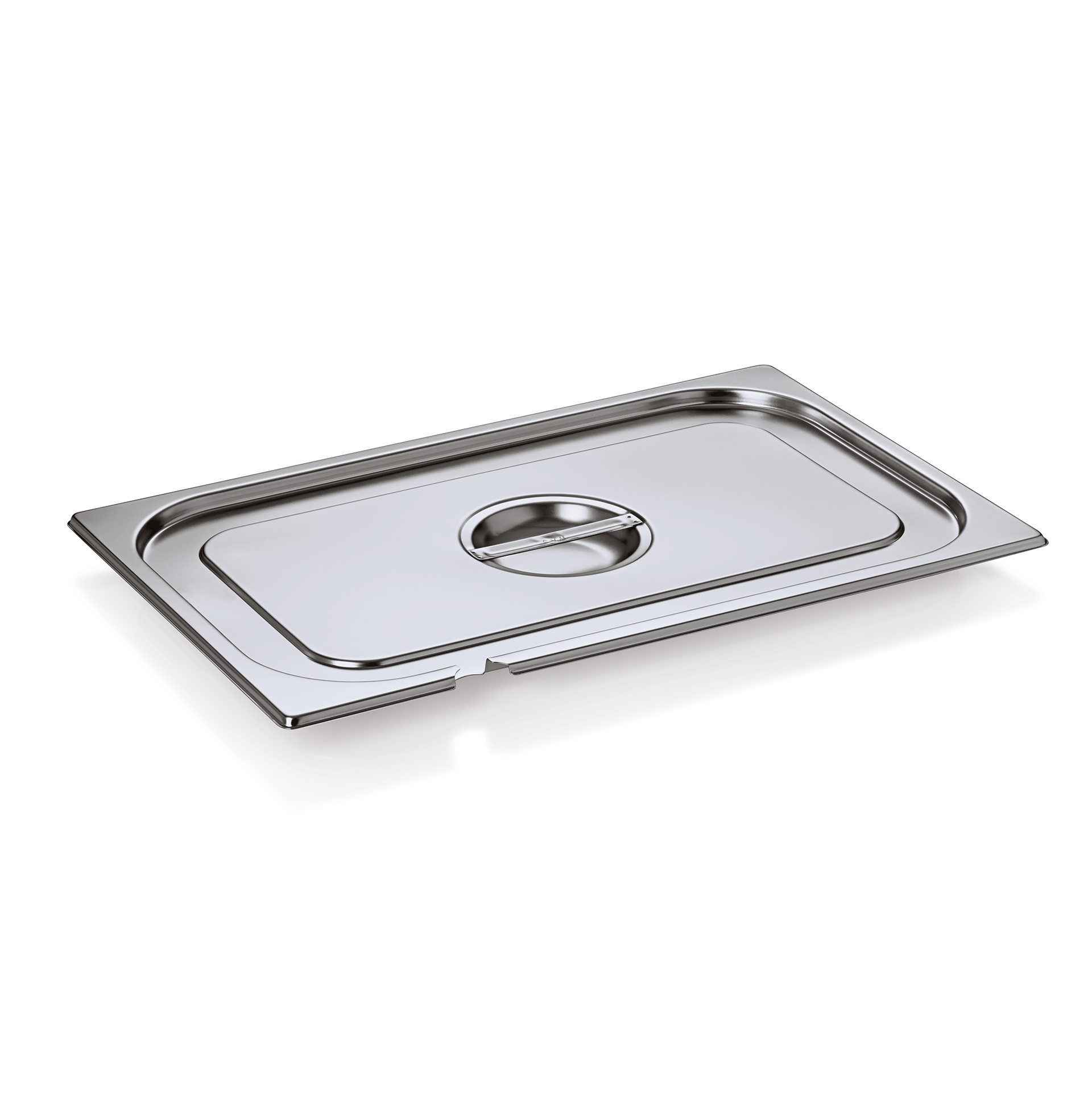 GN Deckel mit Löffelaussparung 1/1 GN Core, Chromnickelstahl 
