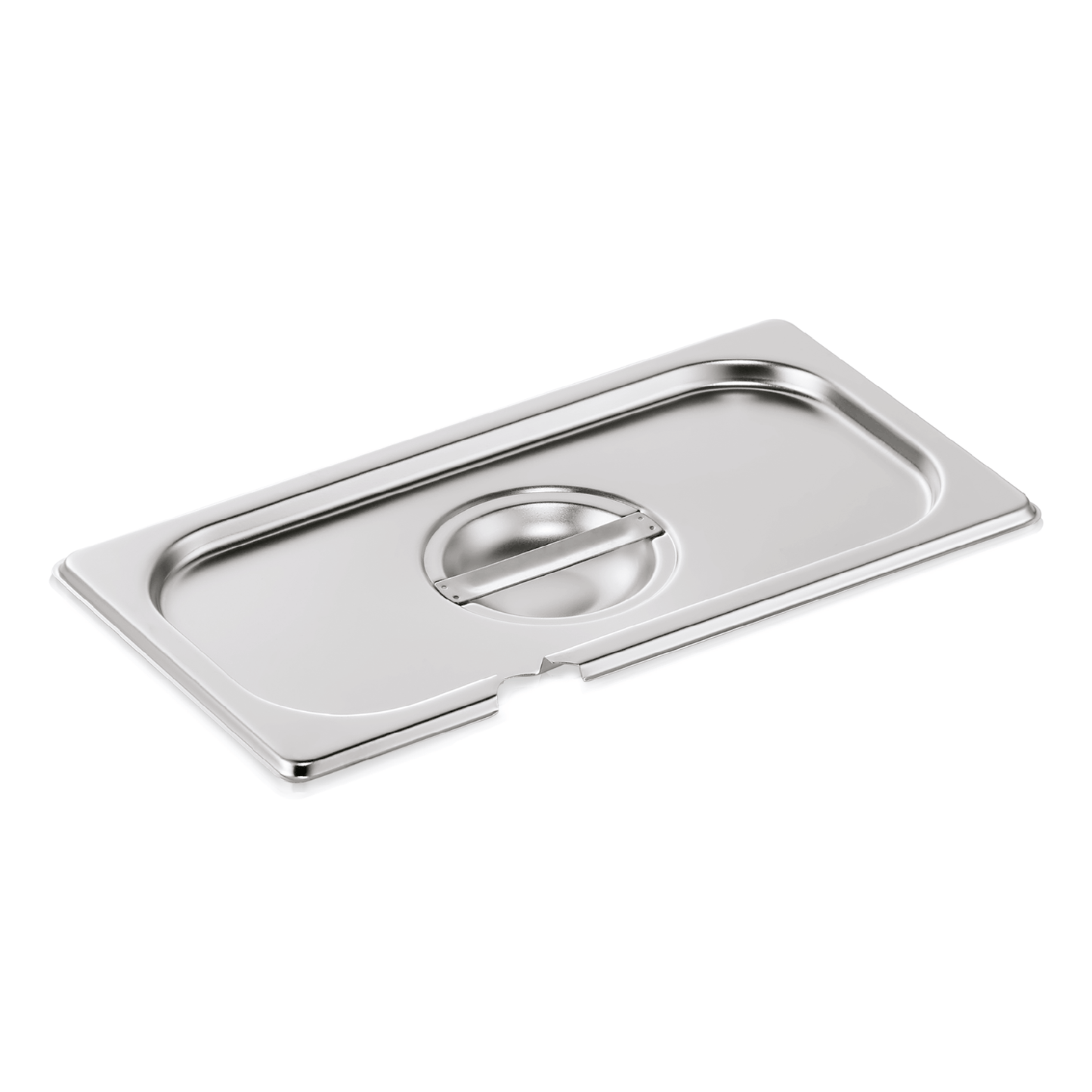 GN Deckel mit Löffelaussparung 1/3 GN Core, Chromnickelstahl 