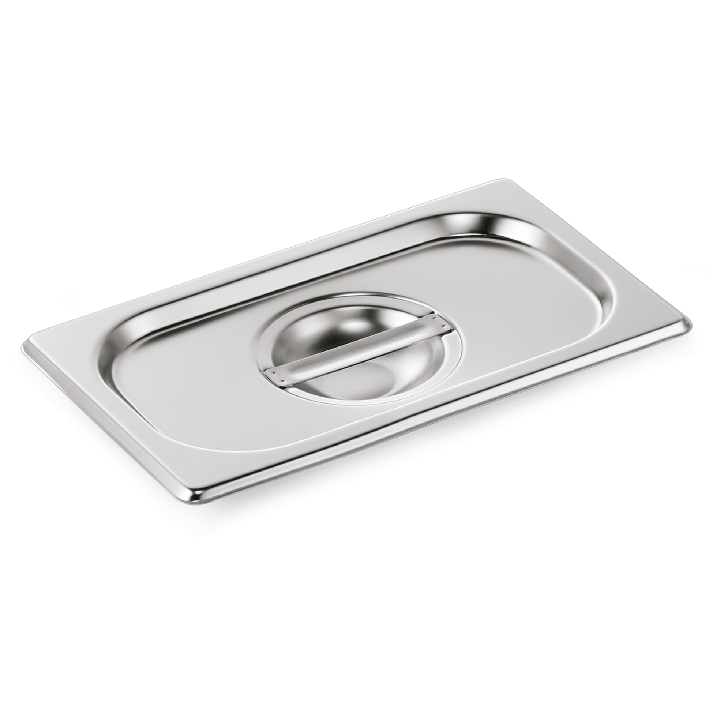 GN Deckel mit Löffelaussparung 1/4 GN Core, Chromnickelstahl 