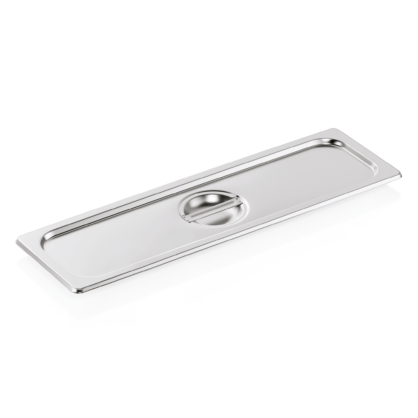 GN Deckel mit Löffelaussparung 2/4 GN Core, Chromnickelstahl 