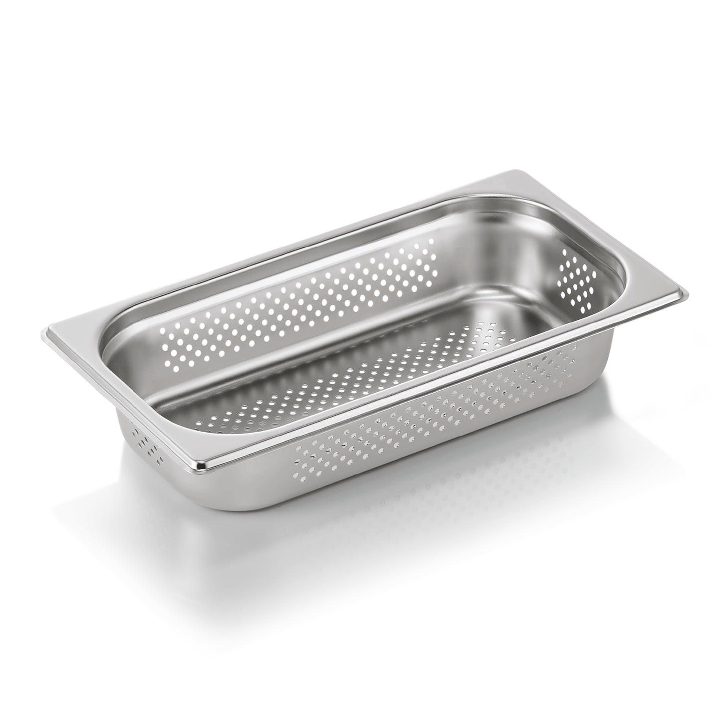 GN Behälter 1/3 Set GN Essentials, 065 mm, perforiert, Chromnickelstahl 