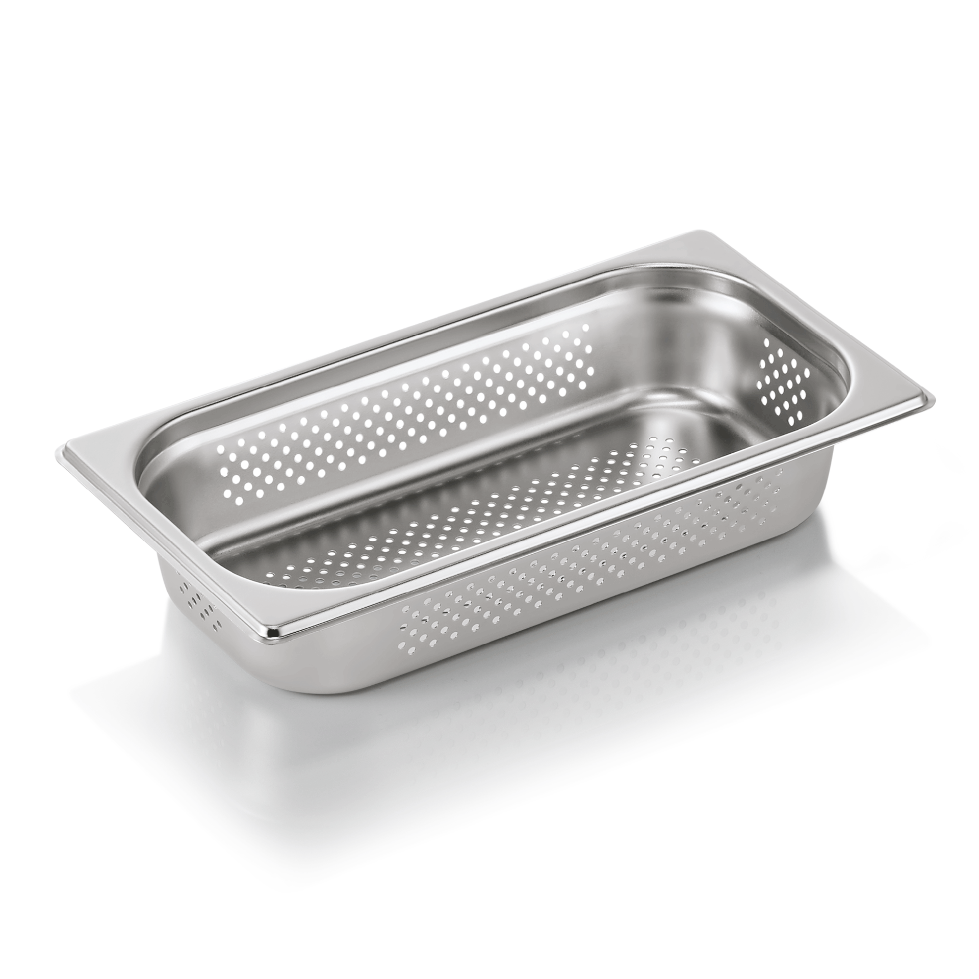 GN Behälter 1/3 Set GN Essentials, 065 mm, perforiert, Chromnickelstahl 