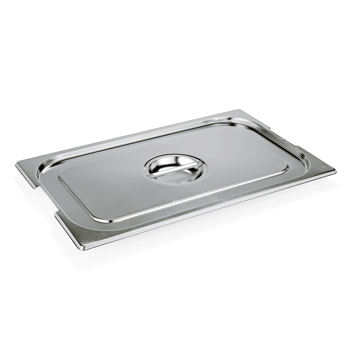 GN Deckel mit Griffaussparung 1/3 GN Core, Chromnickelstahl 