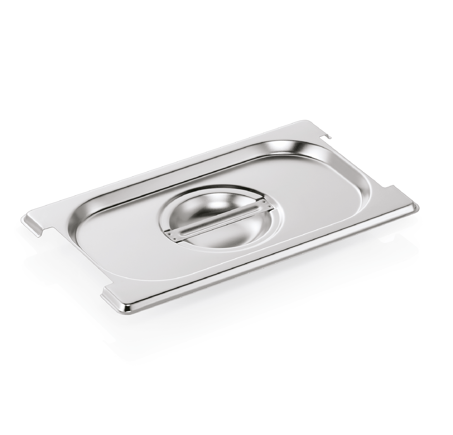 GN Deckel mit Griffaussparung 1/4 GN Core, Chromnickelstahl 