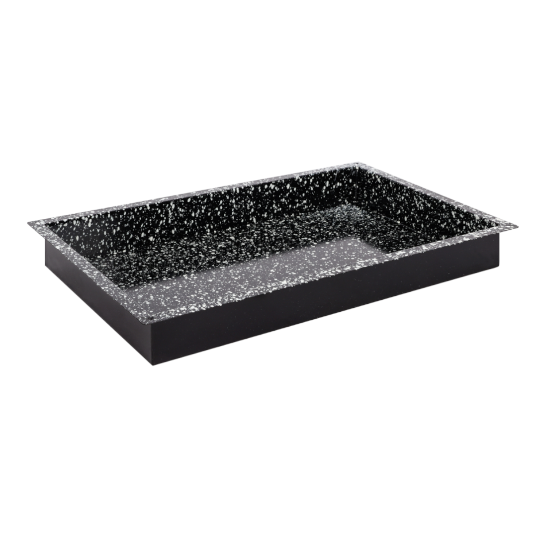 GN Blech 1/1-065 mm, 53 x 32,5 cm, emailliert, Metall 