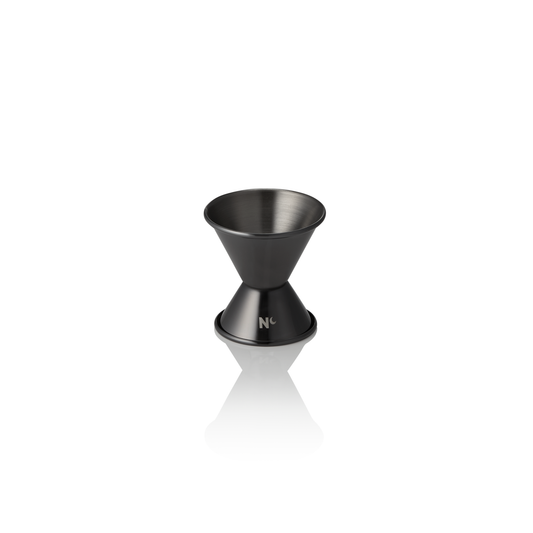 Jigger Nocturn, 2/4 cl, Ø 4,5 cm, Höhe 6 cm, gun metal, Chromnickelstahl 18/10 