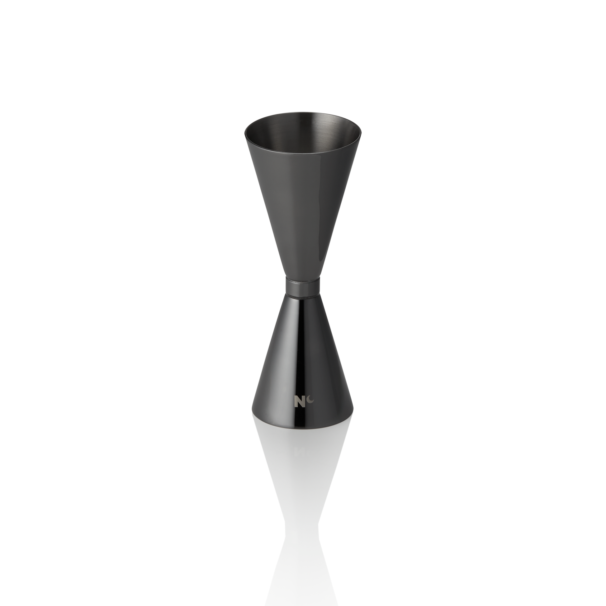 Slim Jigger Nocturn, 3/4,5 cl, Ø 4,5 cm, Höhe 12 cm, gun metal, Chromnickelstahl 18/10 