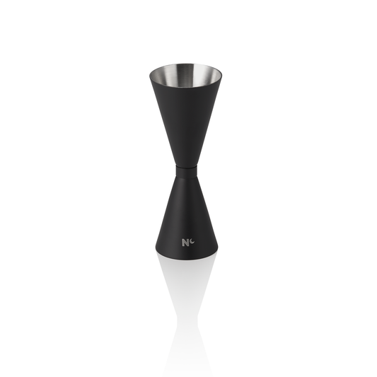 Slim Jigger Nocturn, 3/4,5 cl, Ø 4,5 cm, Höhe 12 cm, schwarz matt, Chromnickelstahl 18/10 