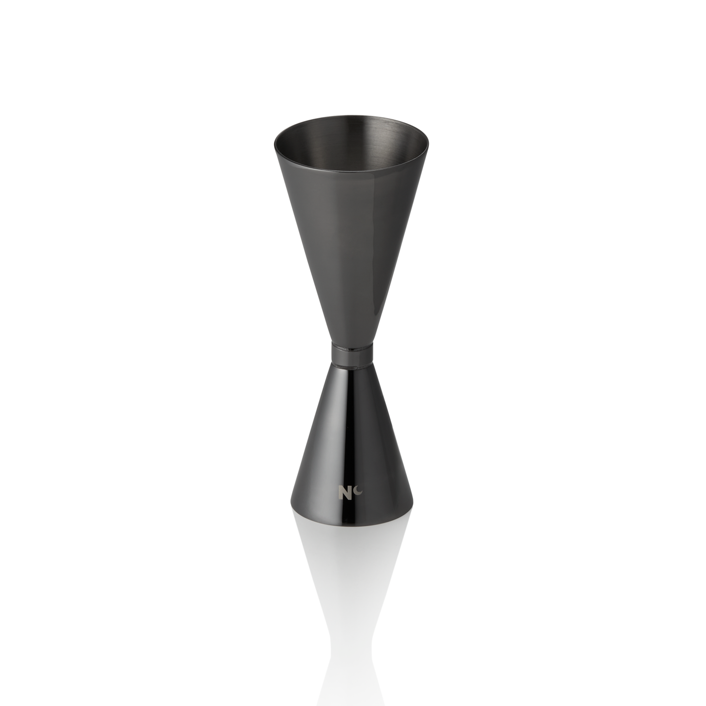 Slim Jigger Nocturn, 3/6 cl, Ø 5 cm, Höhe 13 cm, gun metal, Chromnickelstahl 18/10 