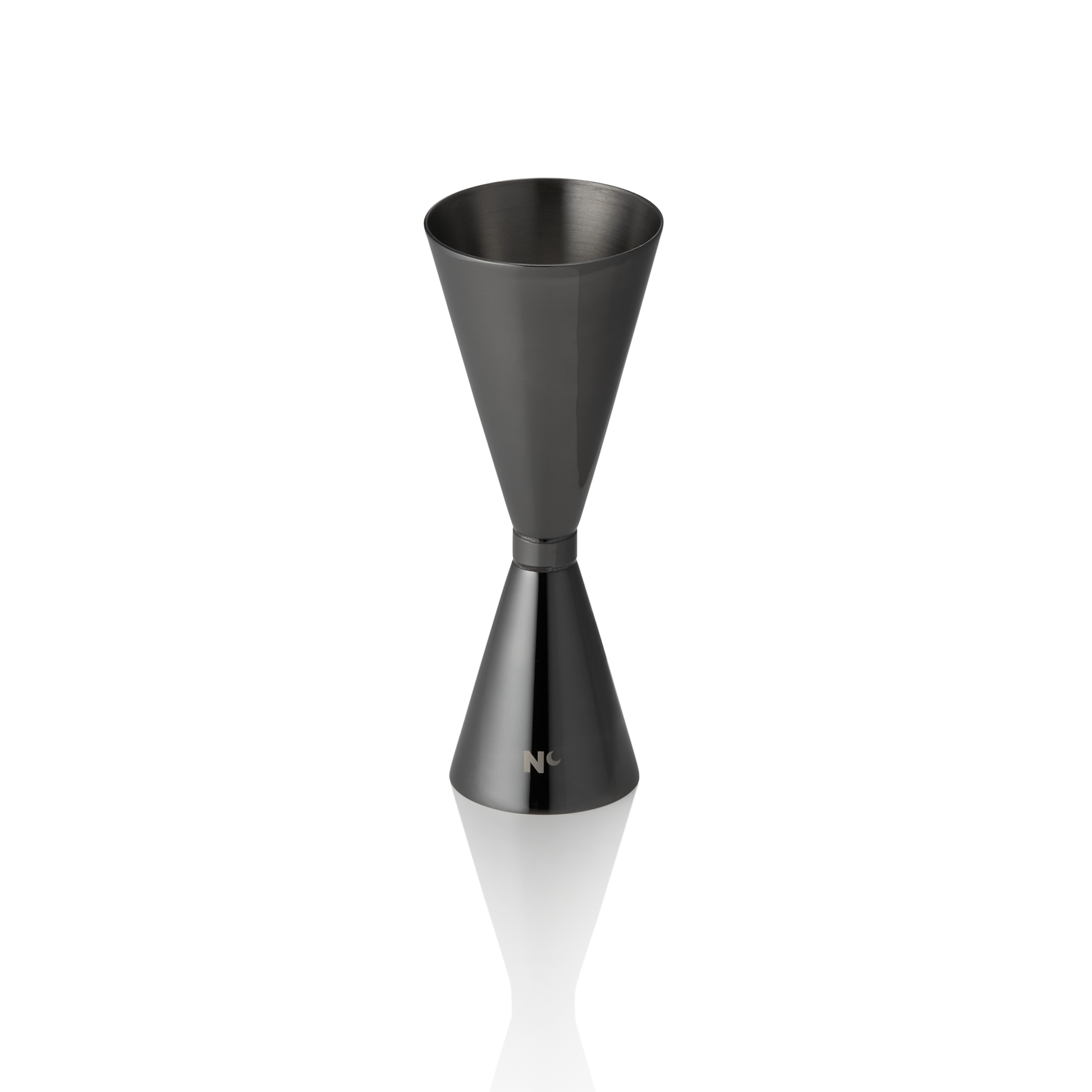 Slim Jigger Nocturn, 3/6 cl, Ø 5 cm, Höhe 13 cm, gun metal, Chromnickelstahl 18/10 