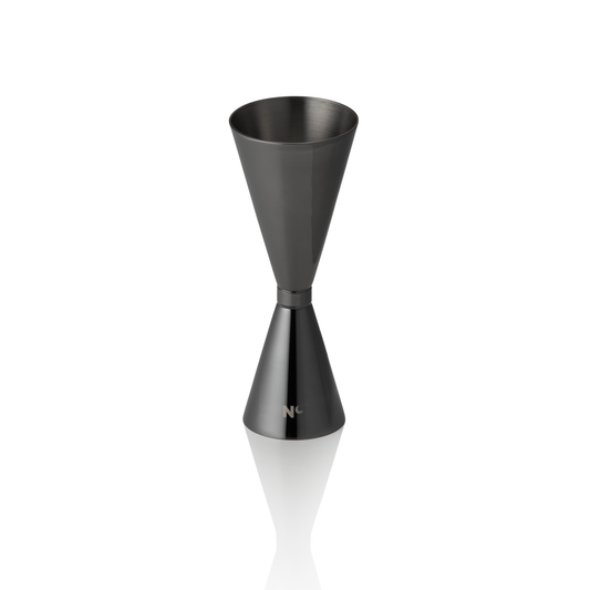 Slim Jigger Nocturn, 3/6 cl, Ø 5 cm, Höhe 13 cm, gun metal, Chromnickelstahl 18/10 