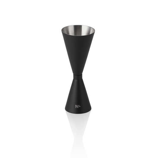 Slim Jigger Nocturn, 3/6 cl, Ø 5 cm, Höhe 13 cm, schwarz matt, Chromnickelstahl 18/10 