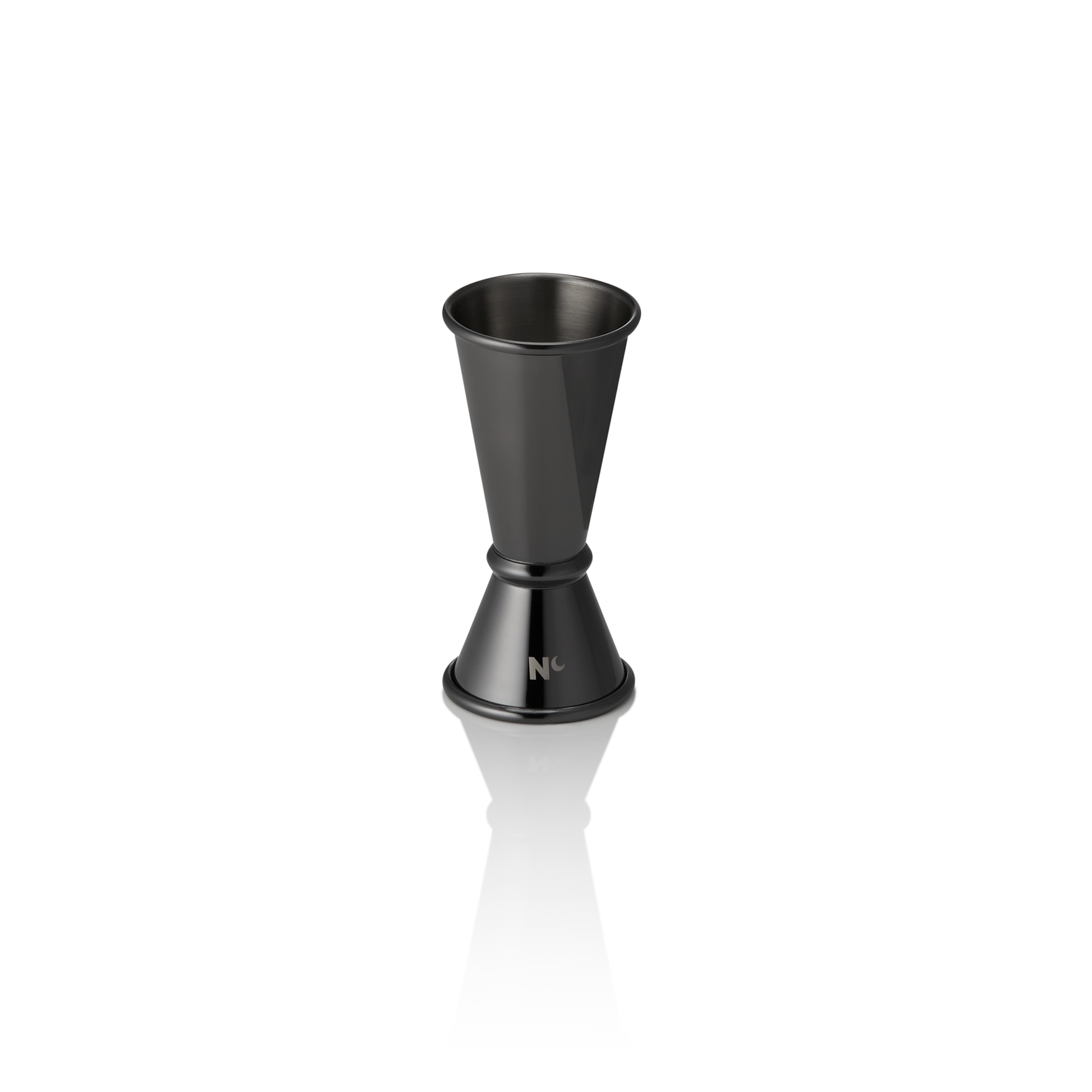 Jigger Japanese Style Nocturn, 2/4 cl, Ø 4,5 cm, Höhe 9 cm, gun metal, Chromnickelstahl 18/10 