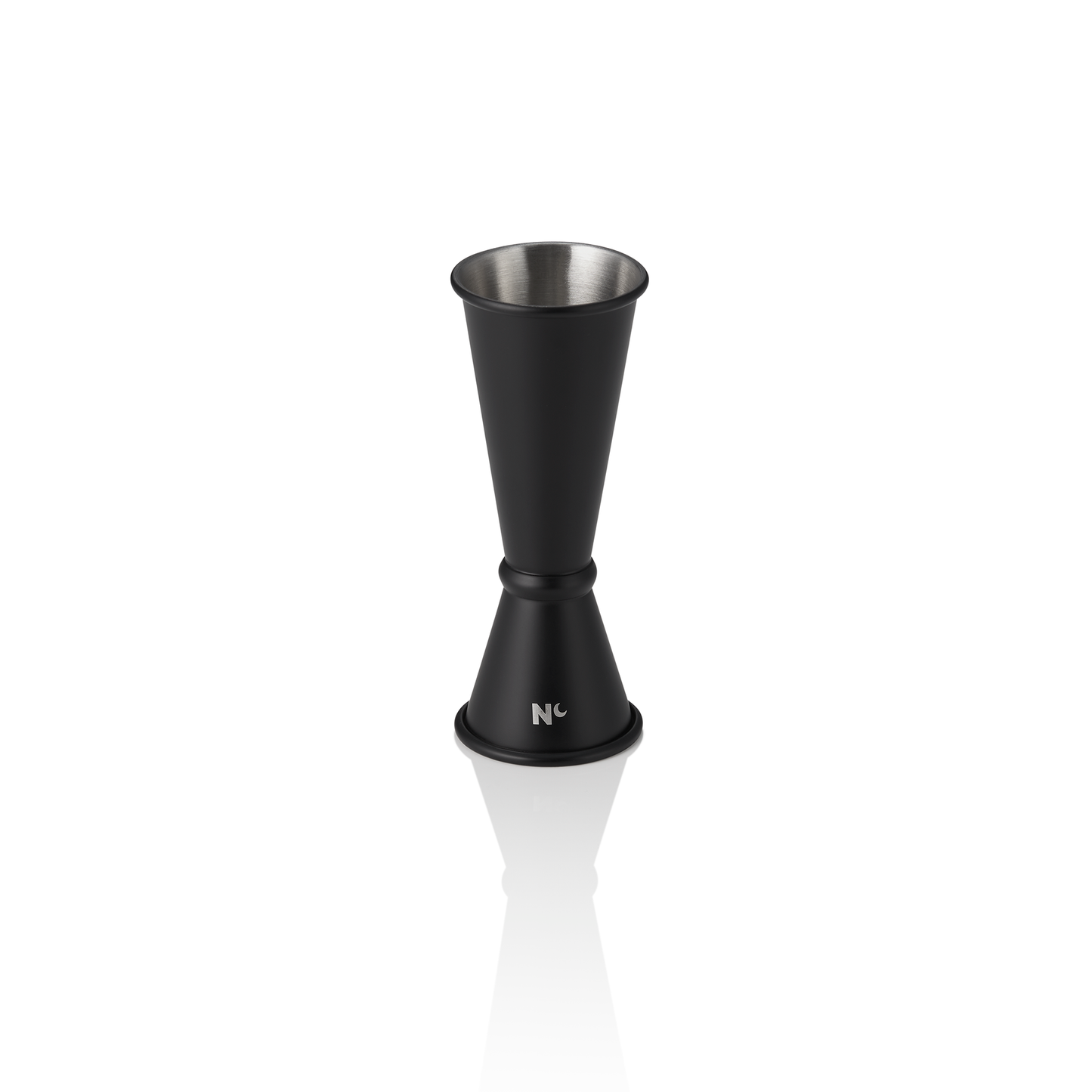 Jigger Japanese Style Nocturn, 2,5/5 cl, Ø 4,5 cm, Höhe 11 cm, schwarz matt, Chromnickelstahl 18/10 