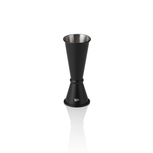 Jigger Japanese Style Nocturn, 2,5/5 cl, Ø 4,5 cm, Höhe 11 cm, schwarz matt, Chromnickelstahl 18/10 