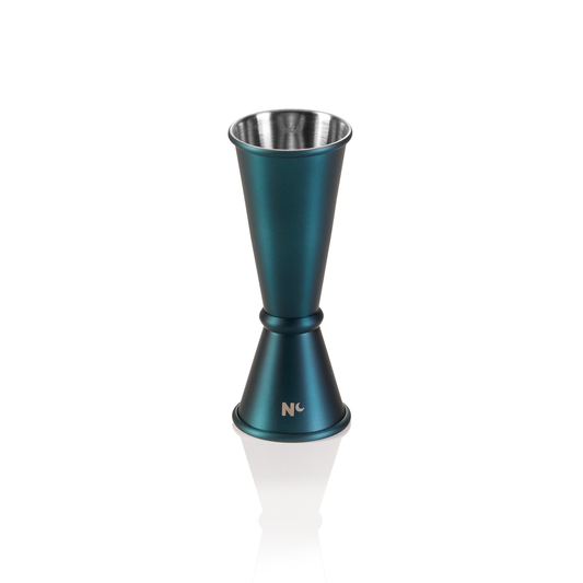 Jigger Japanese Style Nocturn, 2,5/5 cl, Ø 4,5 cm, Höhe 11 cm, blau matt - HLC, Chromnickelstahl 18/10