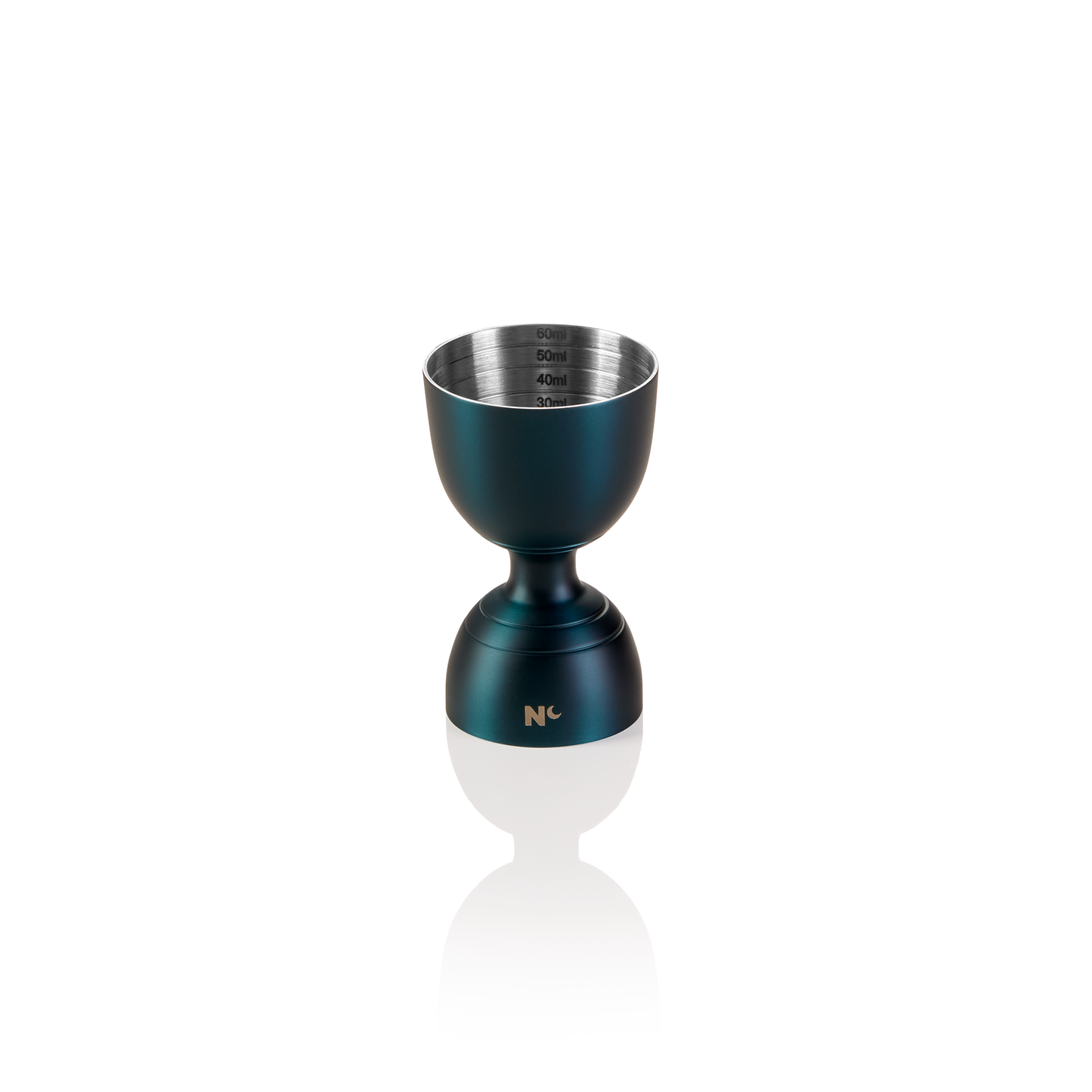 Jigger Rim Bell Nocturn, Ø 5 cm, Höhe 8 cm, blau matt - HLC, Chromnickelstahl 18/10 