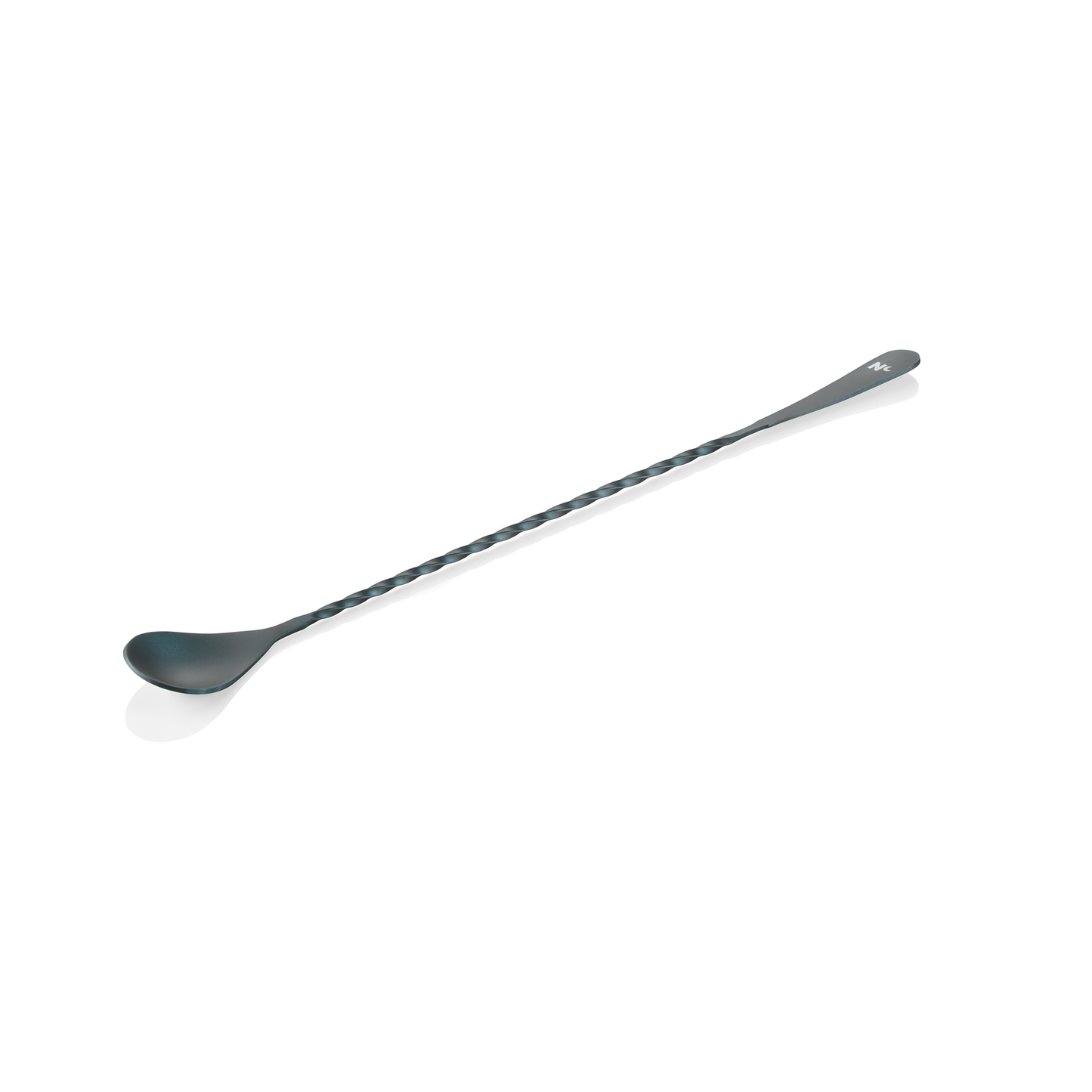 Barlöffel Japanese Style Nocturn, 33,5 cm, blau matt - HLC, Chromnickelstahl 18/10 