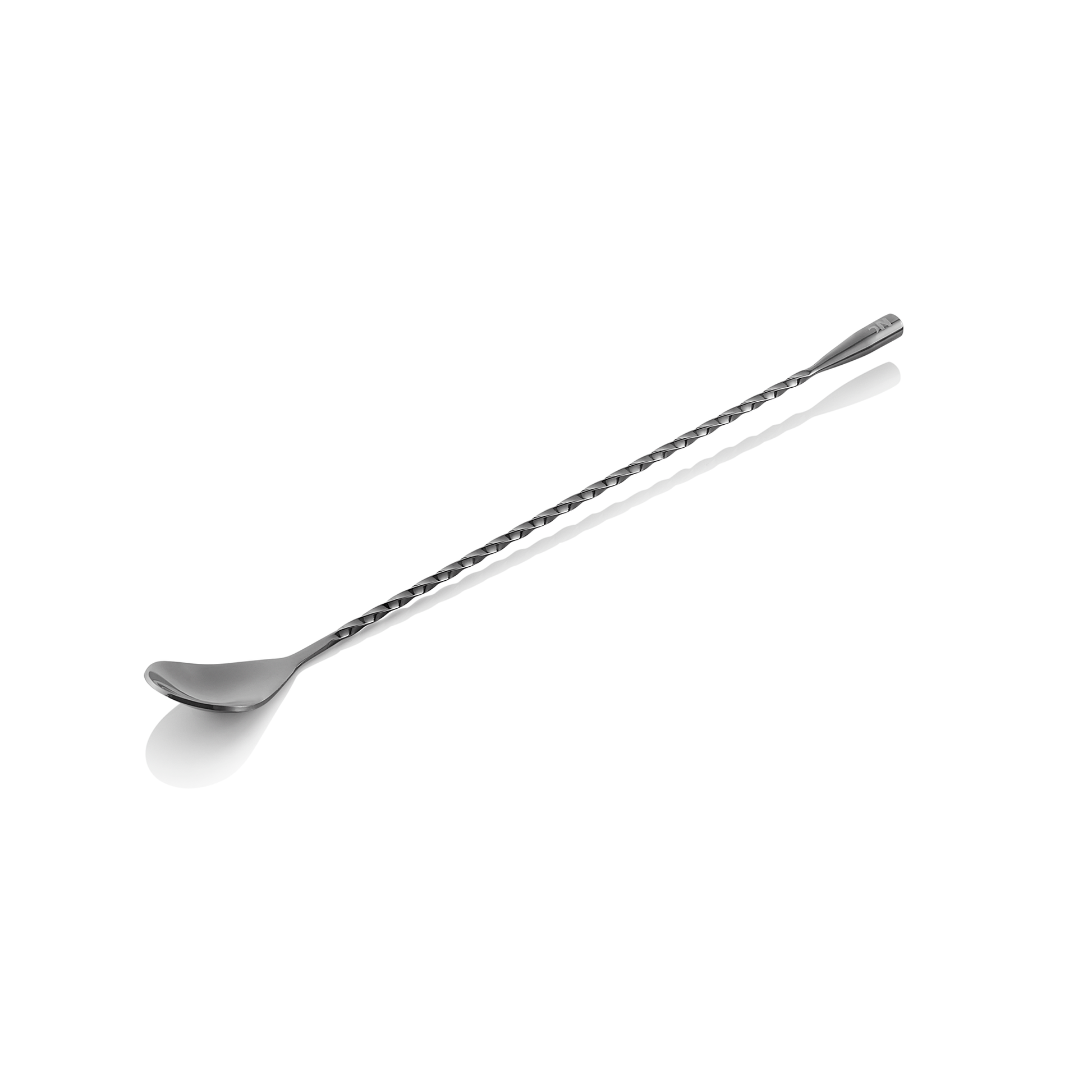 Barlöffel Twisted Classic Nocturn, 30 cm, gun metal, Chromnickelstahl 18/10 