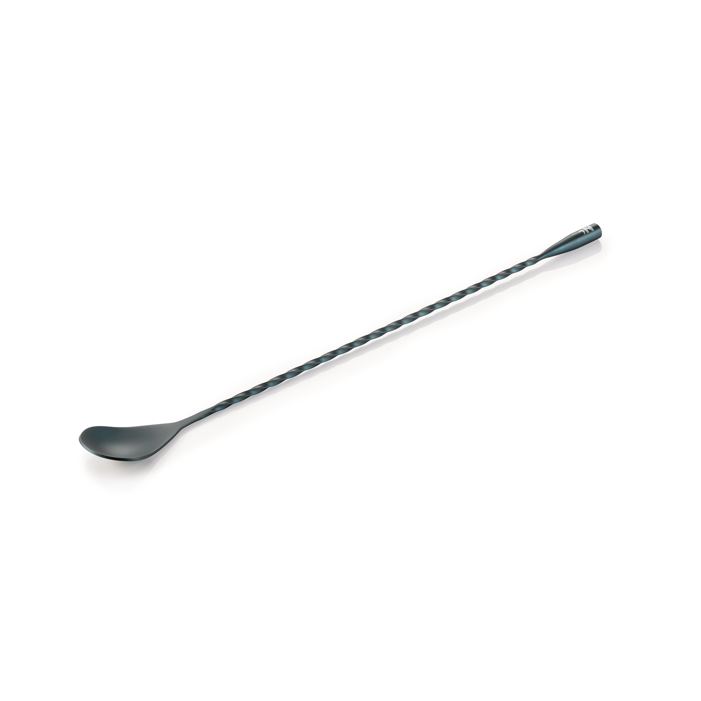 Barlöffel Twisted Classic Nocturn, 30 cm, blau matt - HLC, Chromnickelstahl 18/10 