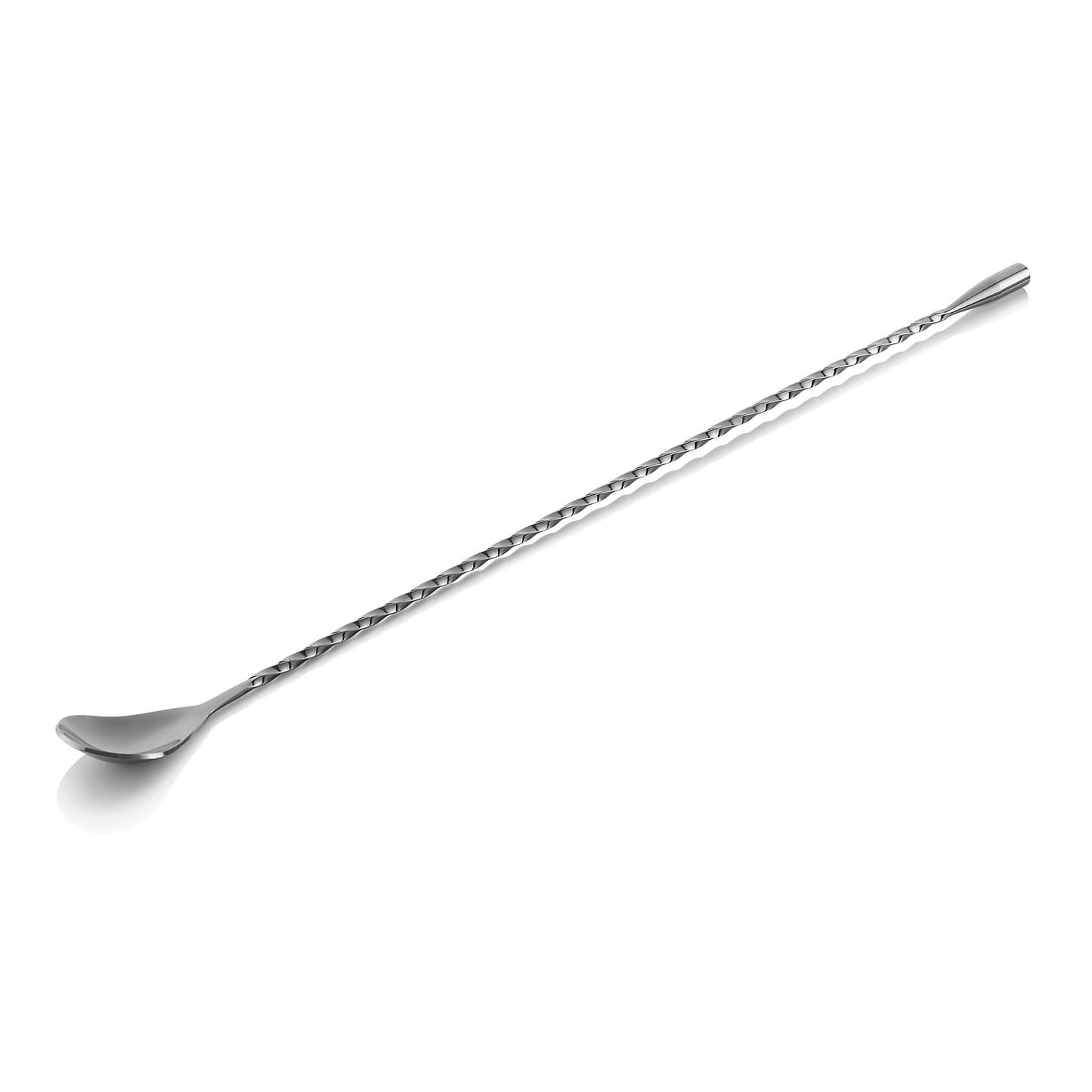 Barlöffel Twisted Classic Nocturn, 40 cm, gun metal, Chromnickelstahl 18/10 