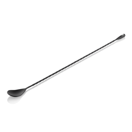 Barlöffel Twisted Classic Nocturn, 40 cm, schwarz matt, Chromnickelstahl 18/10 