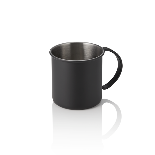 Moscow Mule Nocturn, 0,45 ltr., Ø 9 cm, Höhe 9 cm, schwarz matt, Chromnickelstahl 18/10 