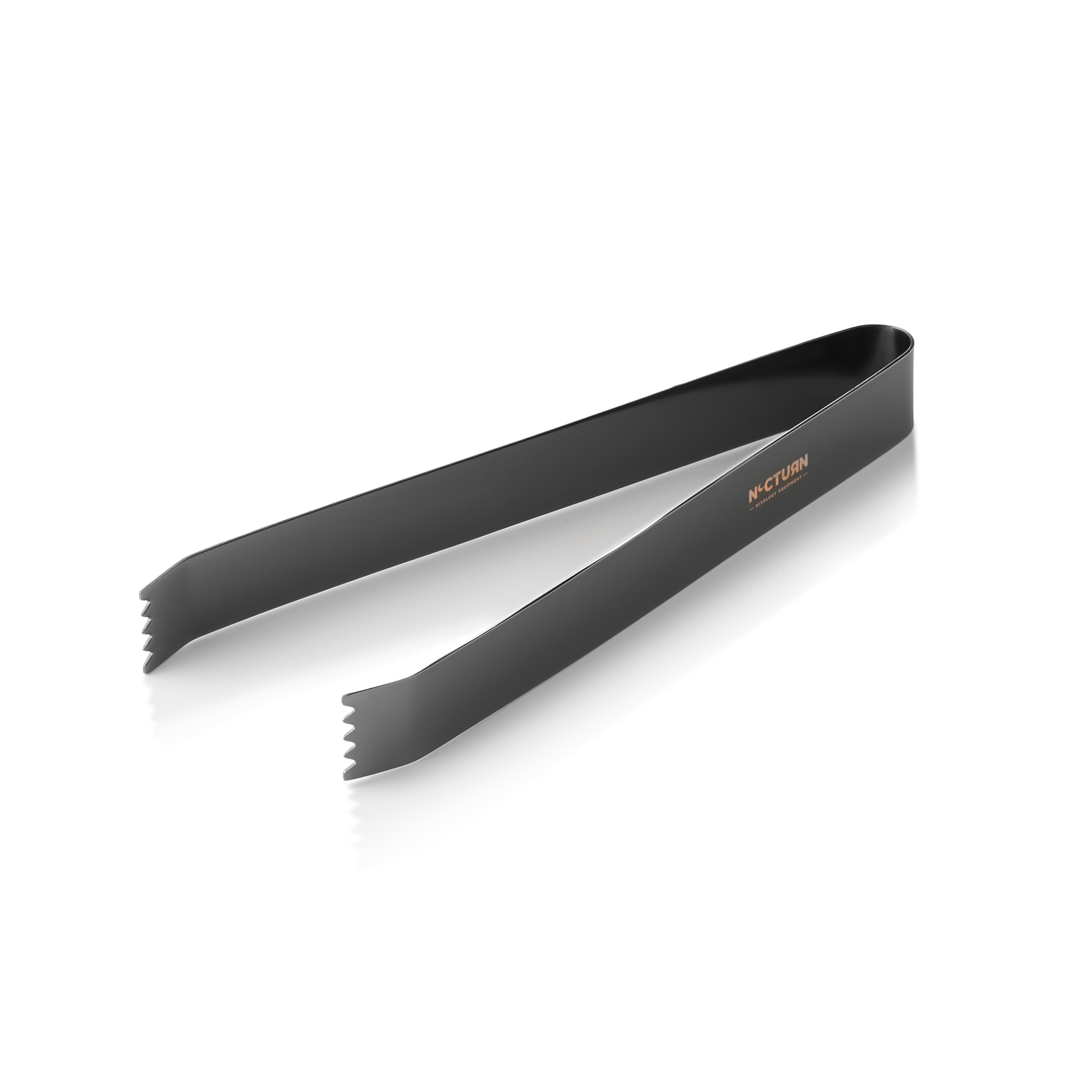 Eiszange Nocturn, 18 cm, gun metal, Chromnickelstahl 18/10 