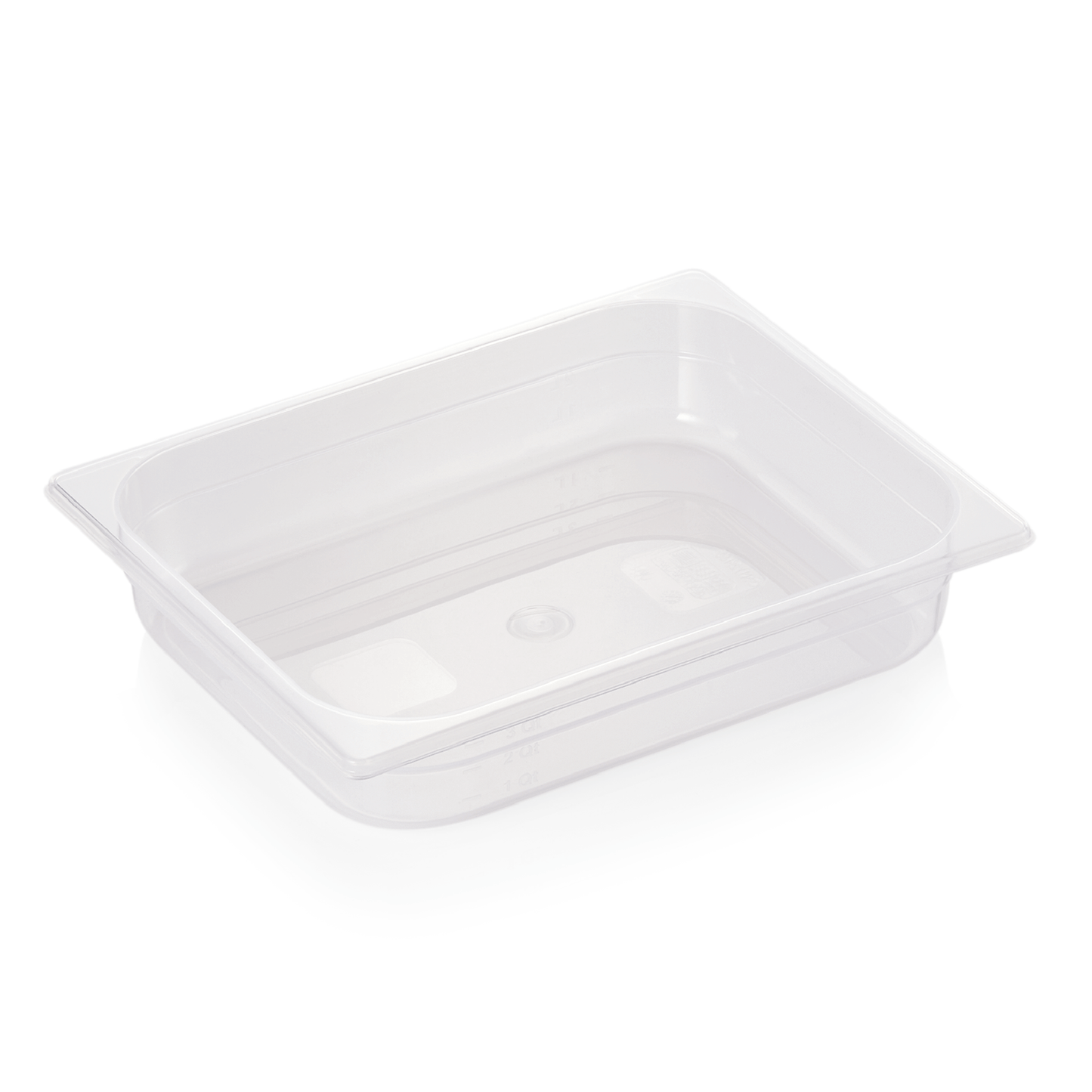 GN Behälter 1/2 GN 84, 65 mm, mit Skalierung, Polypropylene 
