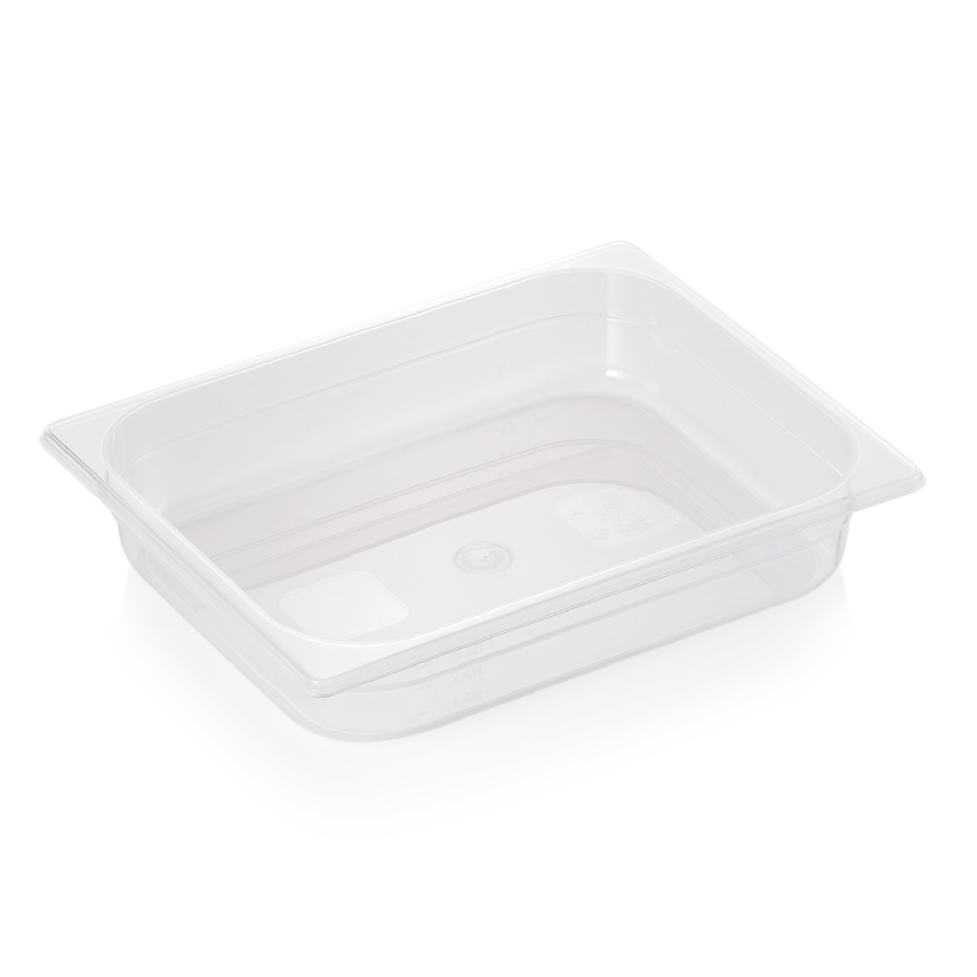 GN Behälter 1/2 GN 84, 65 mm, mit Skalierung, Polypropylene 
