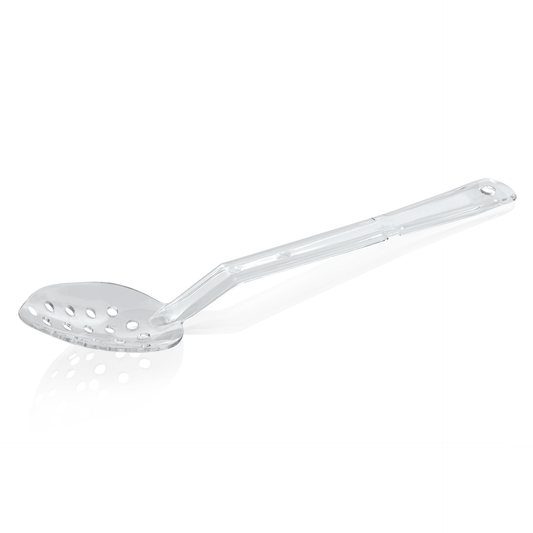 Servier-/Salatlöffel Set, 33 cm, perforiert, klar, Set á 4 Stück, Polycarbonate 