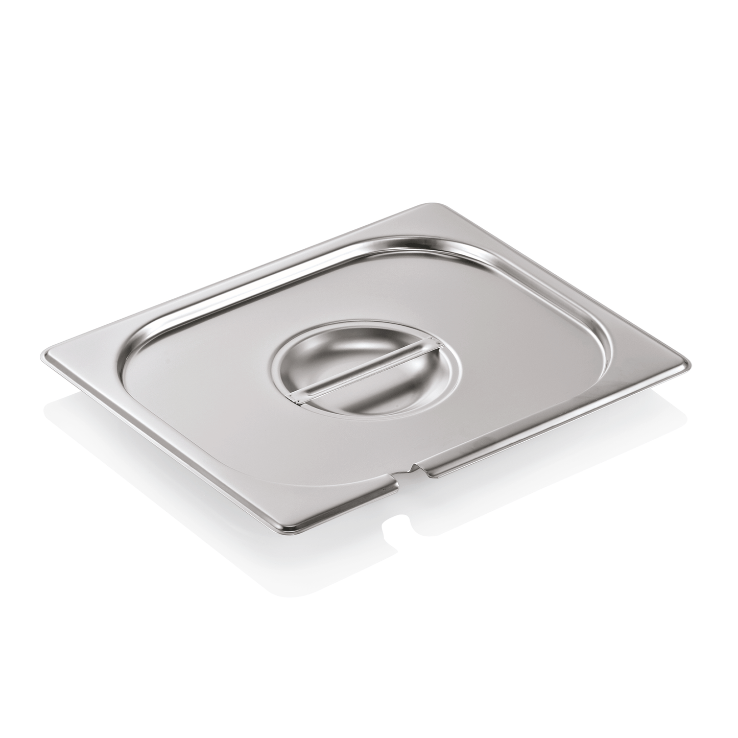 GN Deckel mit Löffelaussparung 1/2 GN Select, Chromnickelstahl 
