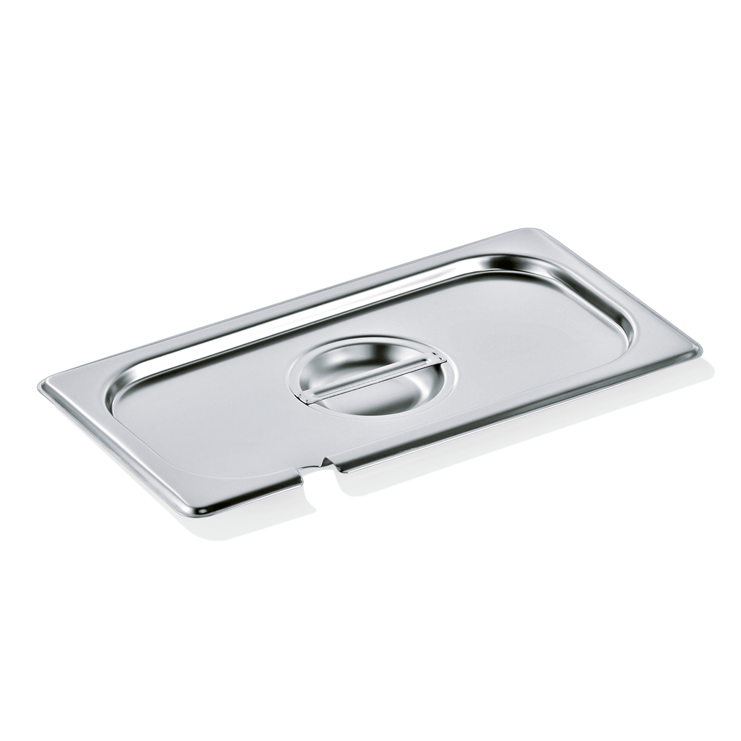 GN Deckel mit Löffelaussparung 1/3 GN Select, Chromnickelstahl 