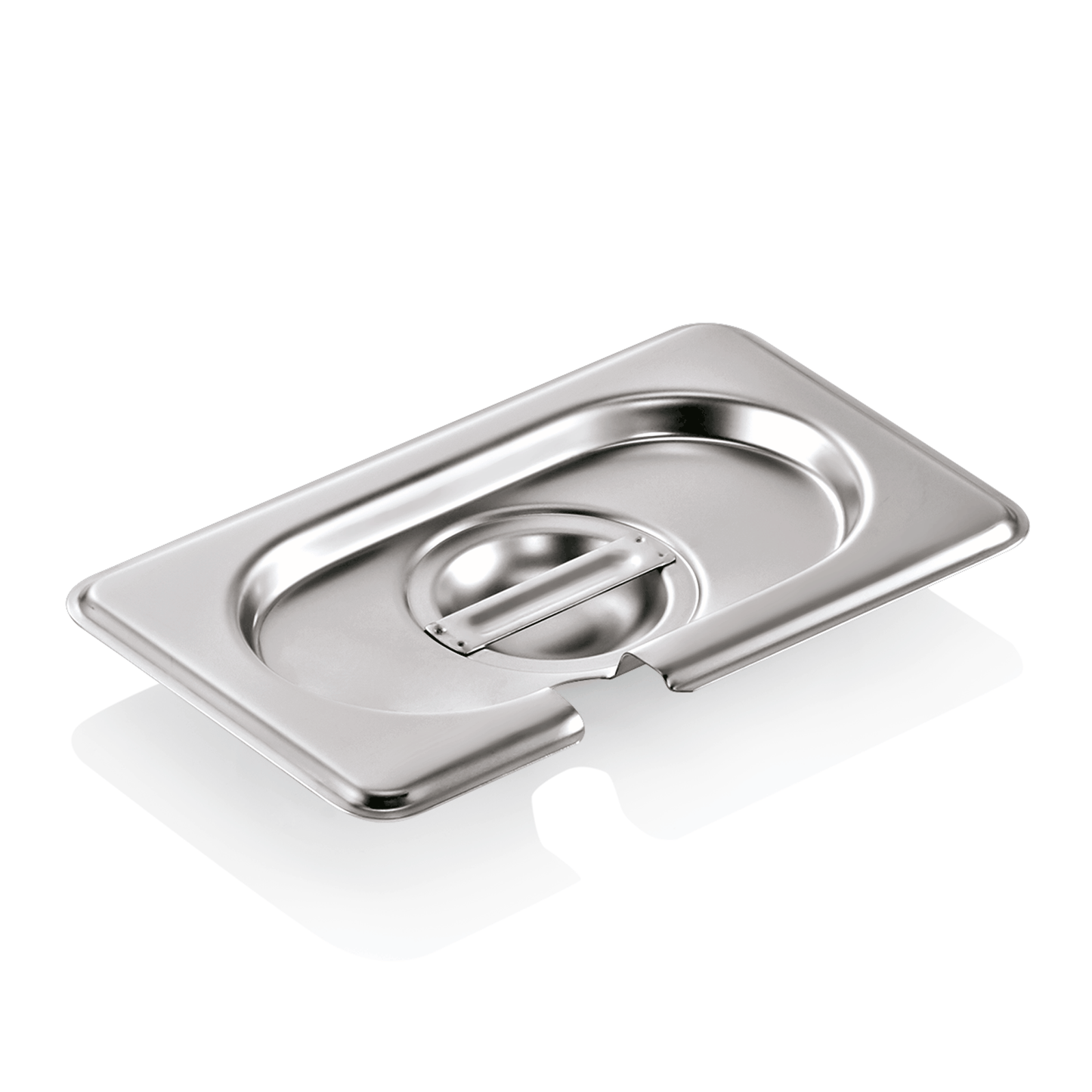 GN Deckel mit Löffelaussparung 1/9 GN Select, Chromnickelstahl 
