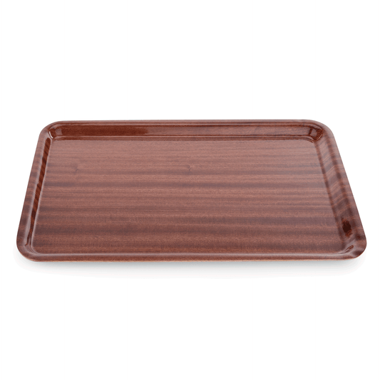 Tablett Tray 90, 45 x 34 cm, non slip, MDF Holzoptik 