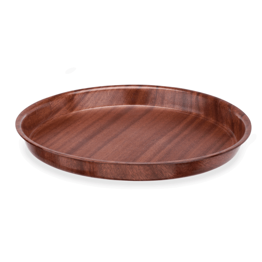 Bierglasträger, Ø 36 cm, MDF Holzoptik  