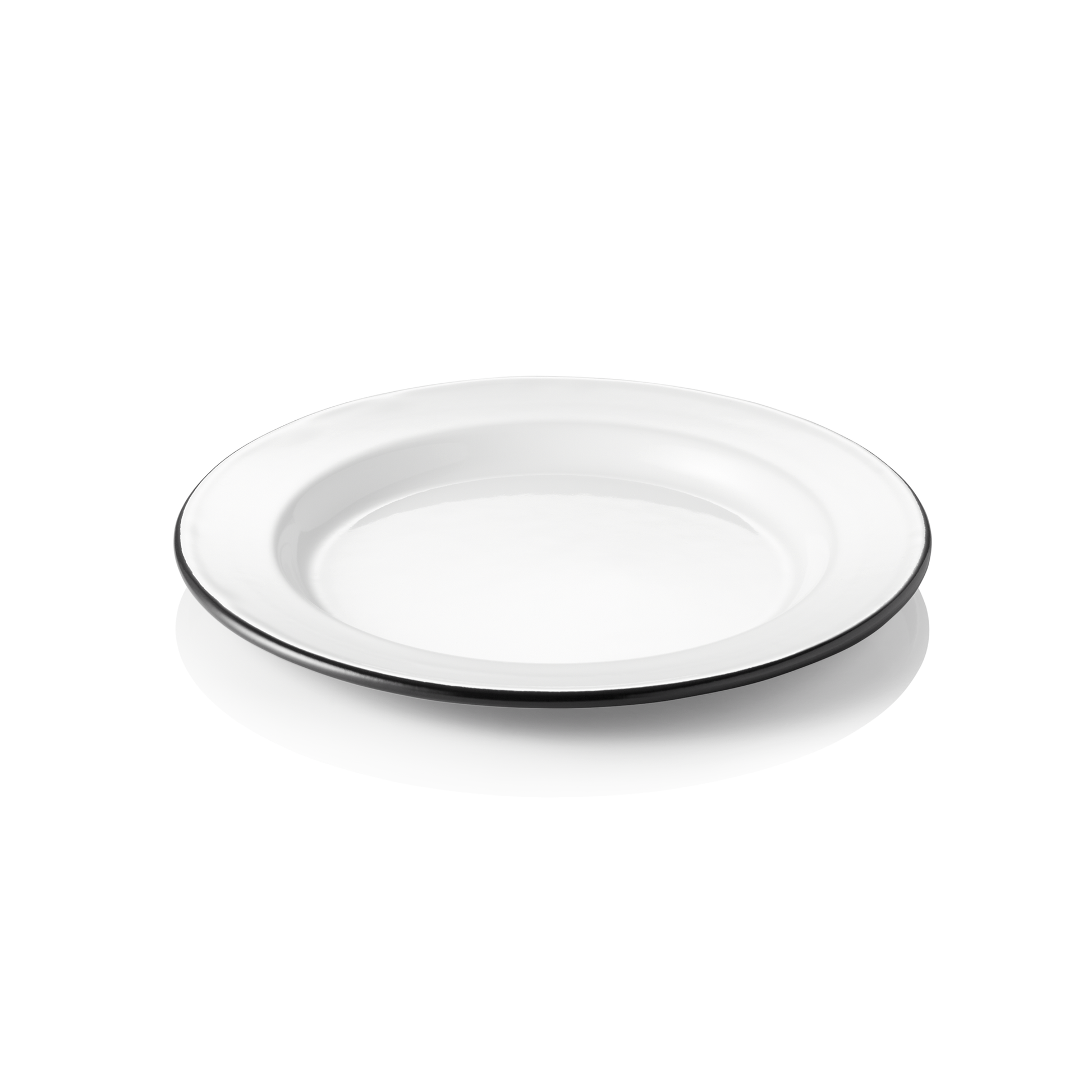 Teller GRACE, flach, Ø 20 cm, Emaille  