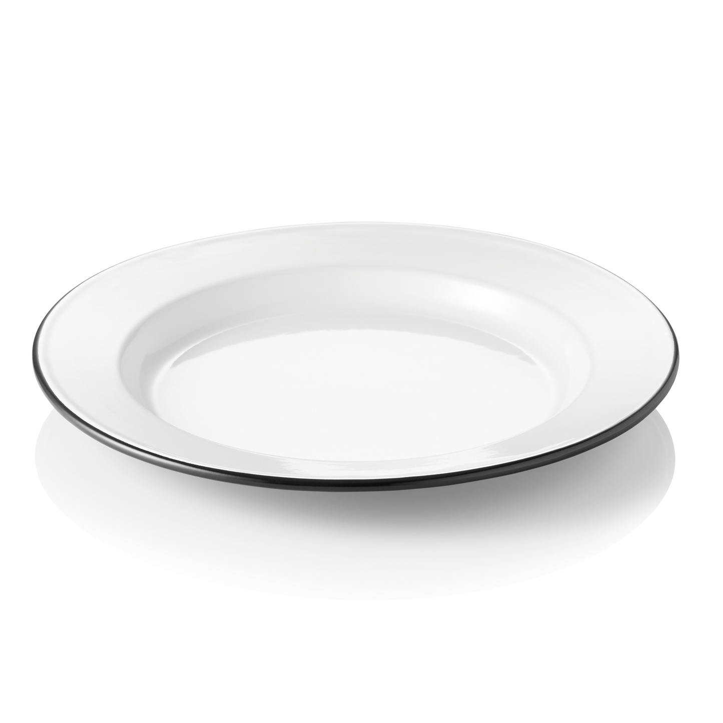 Teller GRACE, flach, Ø 26 cm, Emaille  