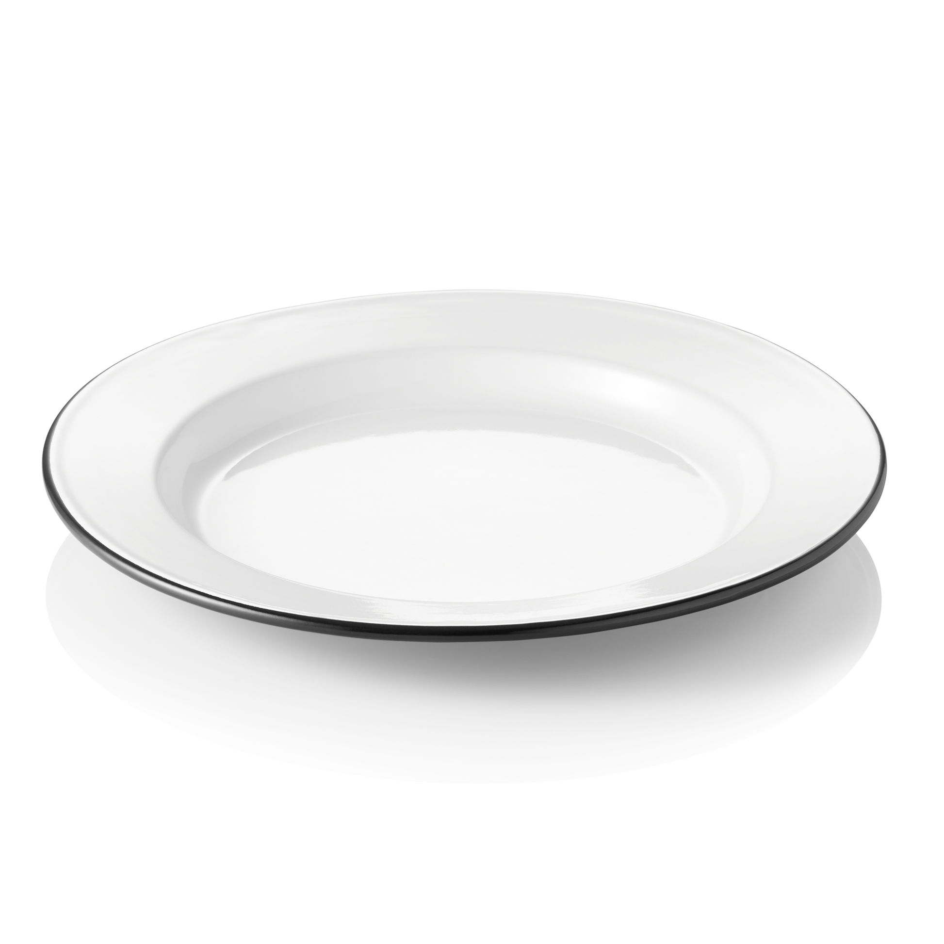 Teller GRACE, flach, Ø 26 cm, Emaille  
