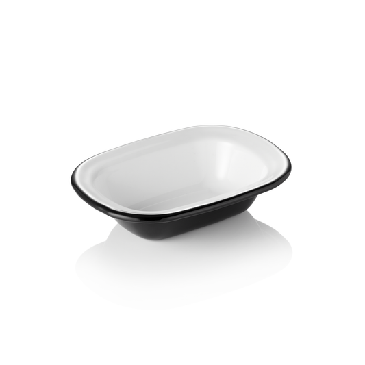 Schale GRACE, 16 x 12 x 3,5 cm, 200 ml, Emaille  