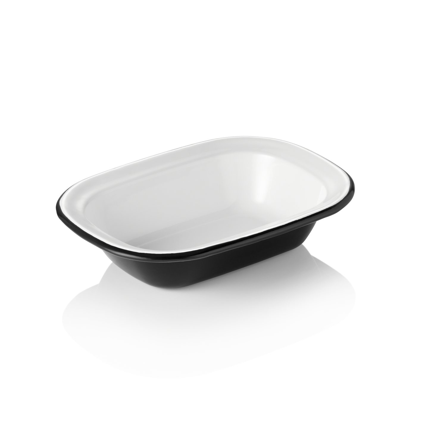 Schale GRACE, 18 x 13,5 x 4 cm, 350 ml, Emaille  